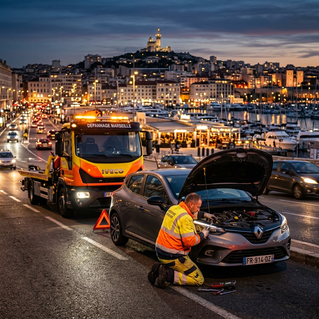 Dépannage Automobile Marseille - Rapide 24h/24